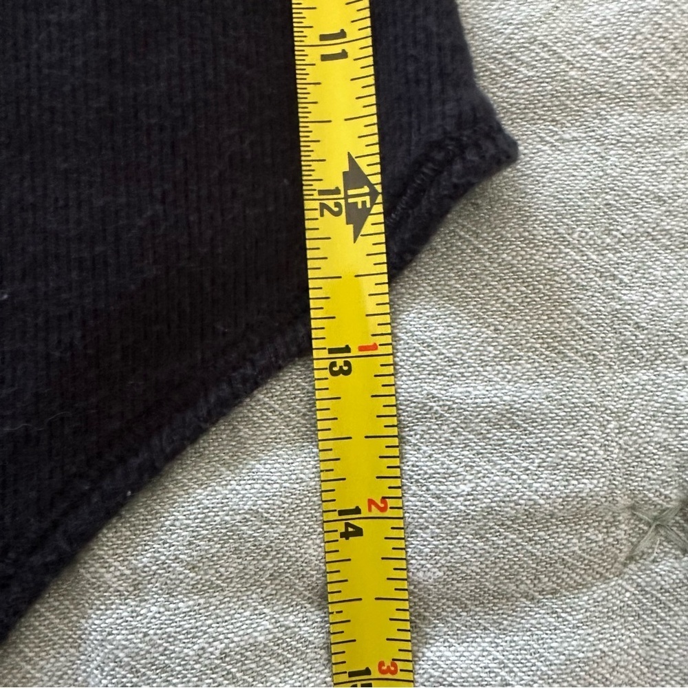 Abercrombie & Fitch Black Knotted Shoulders Wrap Bodysuit Small - Picture 7 of 7